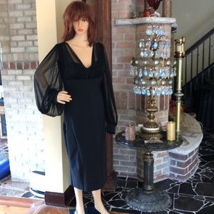 Beautiful NWT Chiara Boni Perlita Illusion dress; built in bralette. Gorgeous!